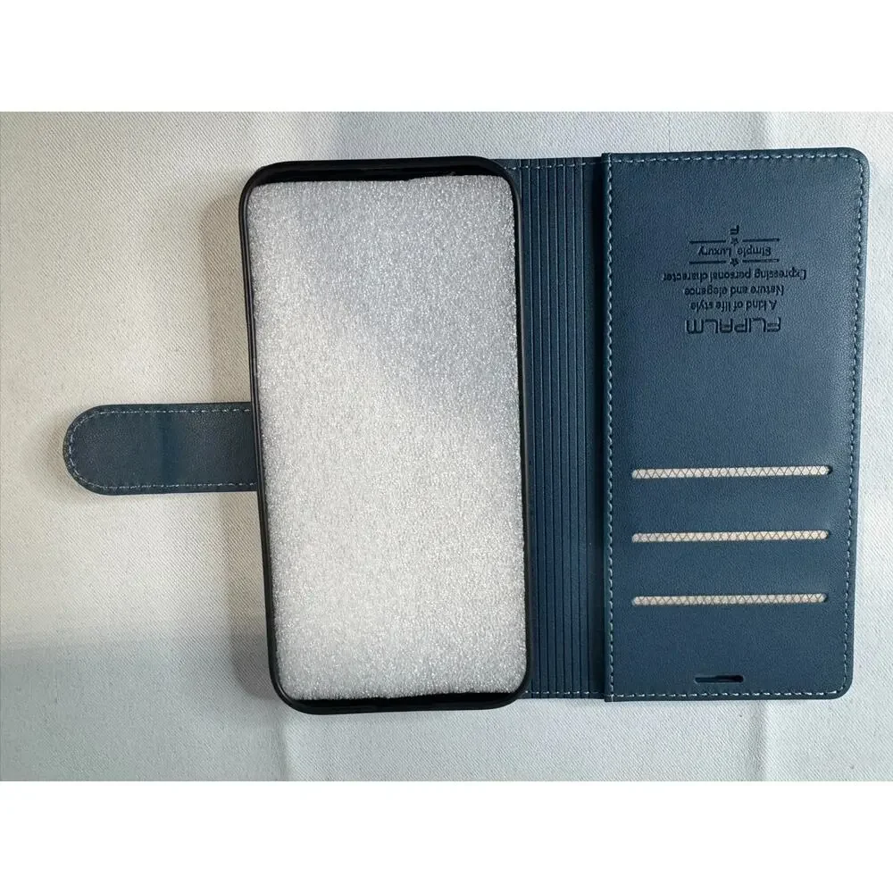 IPhone 16 Wallet Case, PU Leather, Card Holders RFID Blocking Kickstand